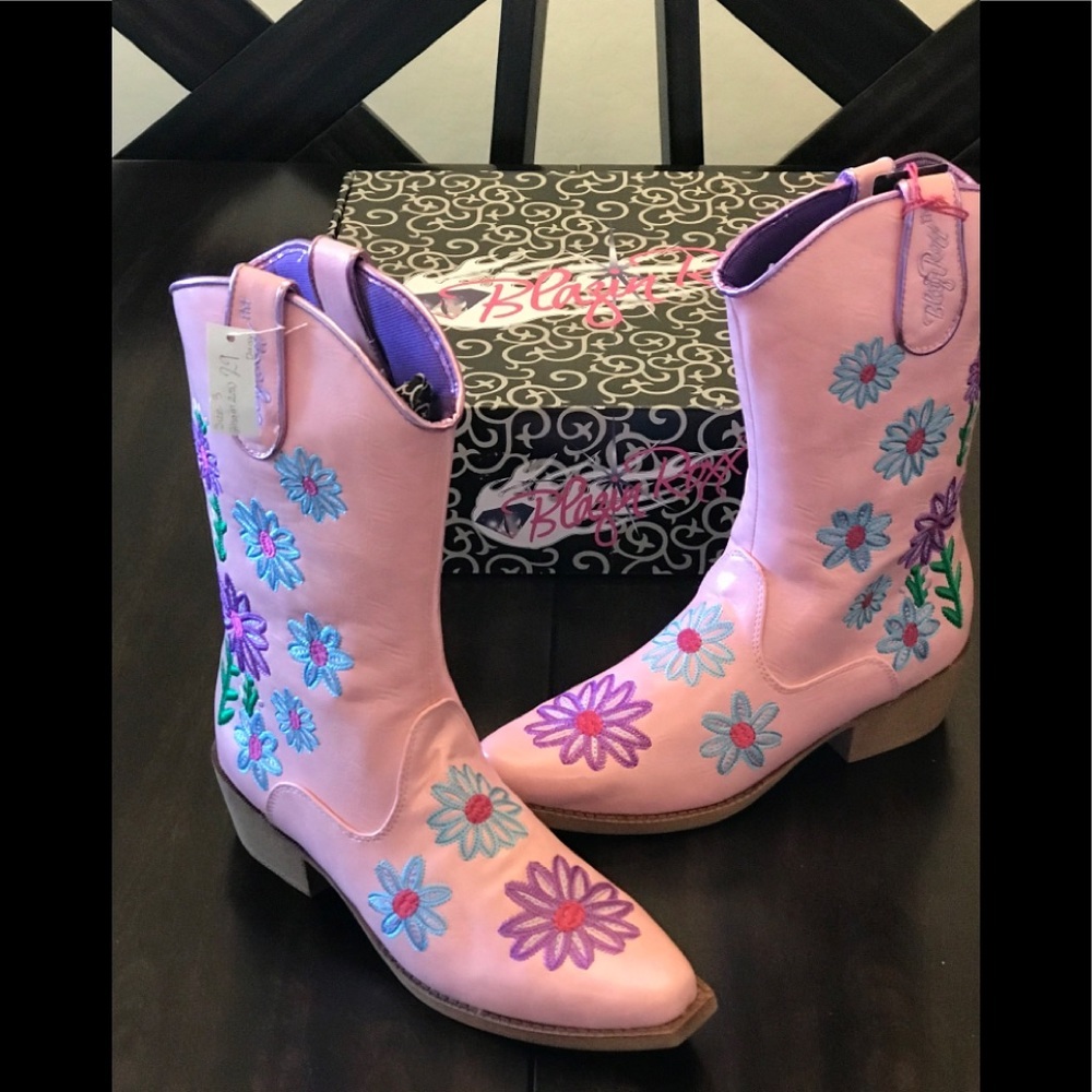 NEW Blazin Roxx Daisey Floral Embroidered Boot - Picture 2 of 6